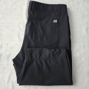 L.L. BEAN Women’s Charcoal Grey Outdoor Hiking Pants Mid‎ Rise Pockets Size 12